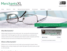 Tablet Screenshot of merchantsxl.com